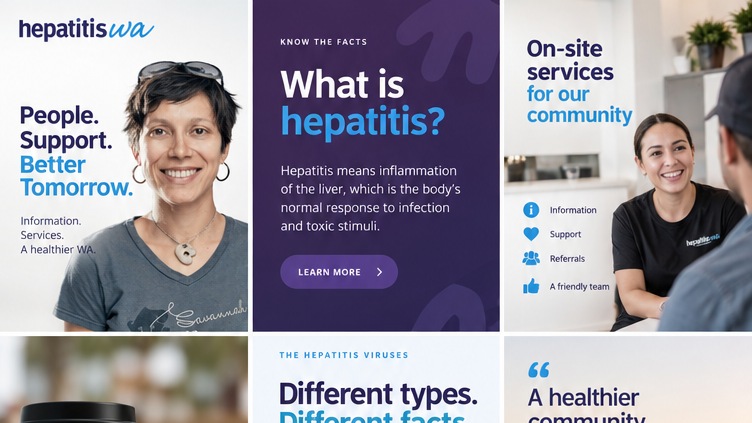 HepatitisWA social media tiles